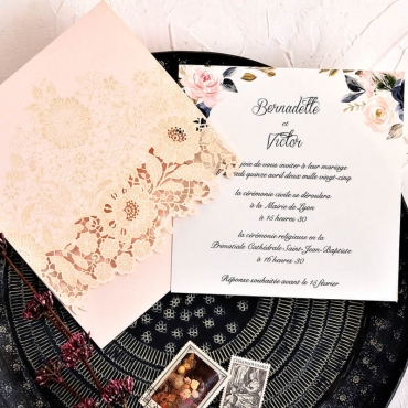 invitatie blush Laser 115510