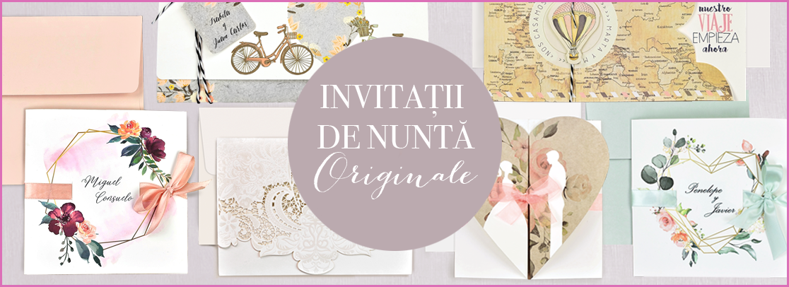 Invitatie de nunta originale